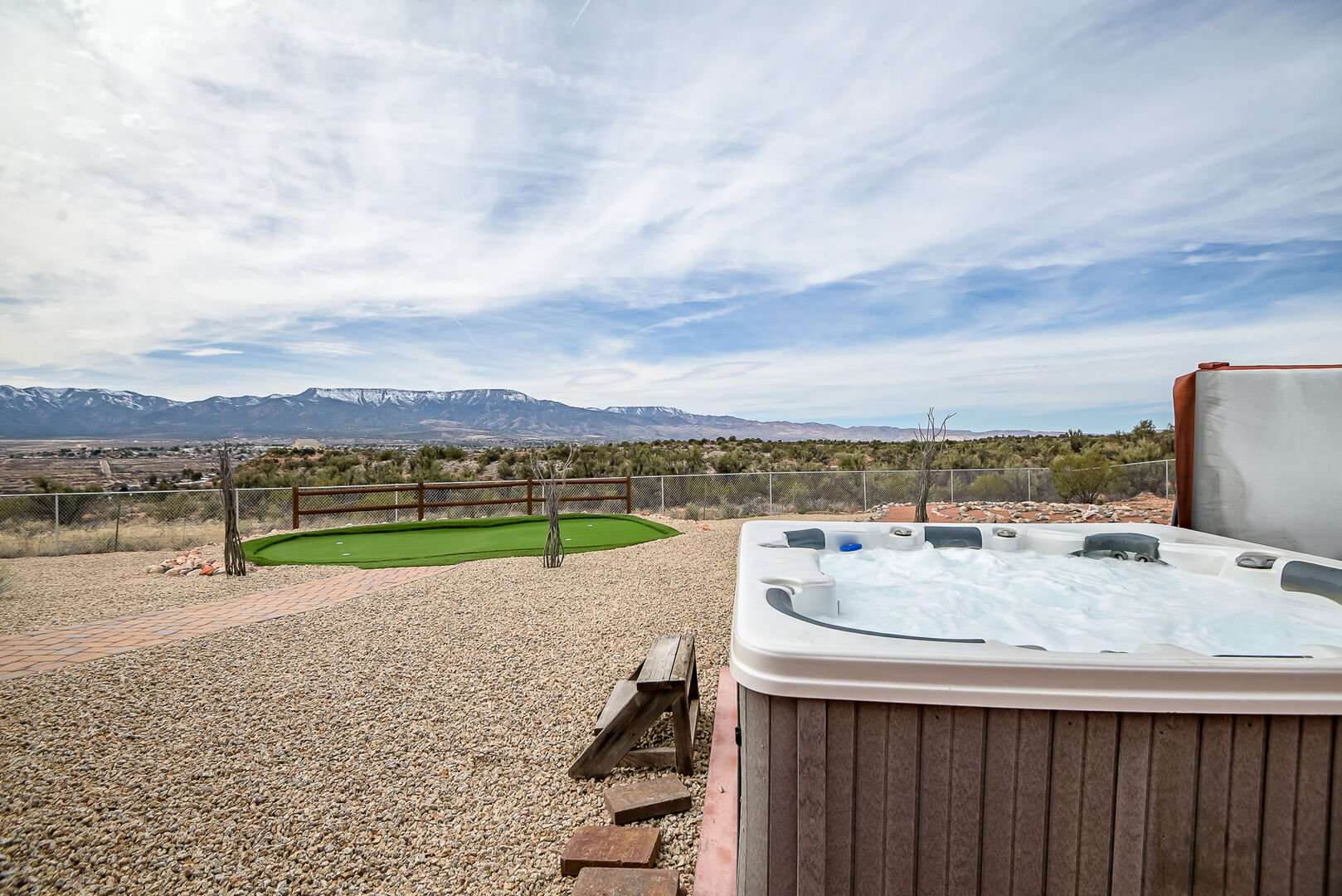 Enjoy the Views in the Hot Tub!