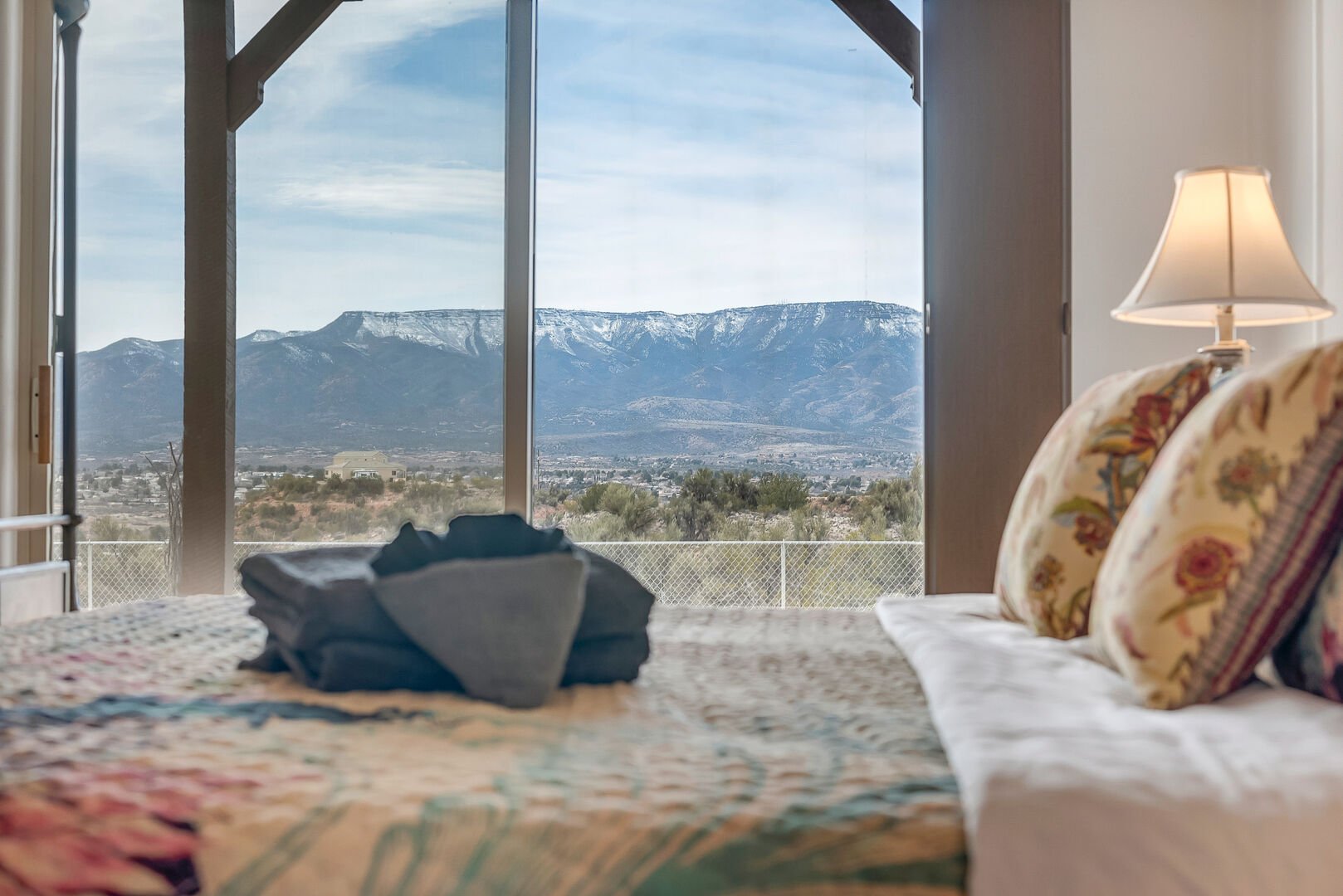 Direct Mountain Views from Master Bedroom