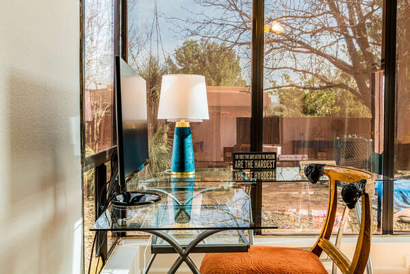 Work While Enjoying all the Natural Lighting the Sunroom Offers!
