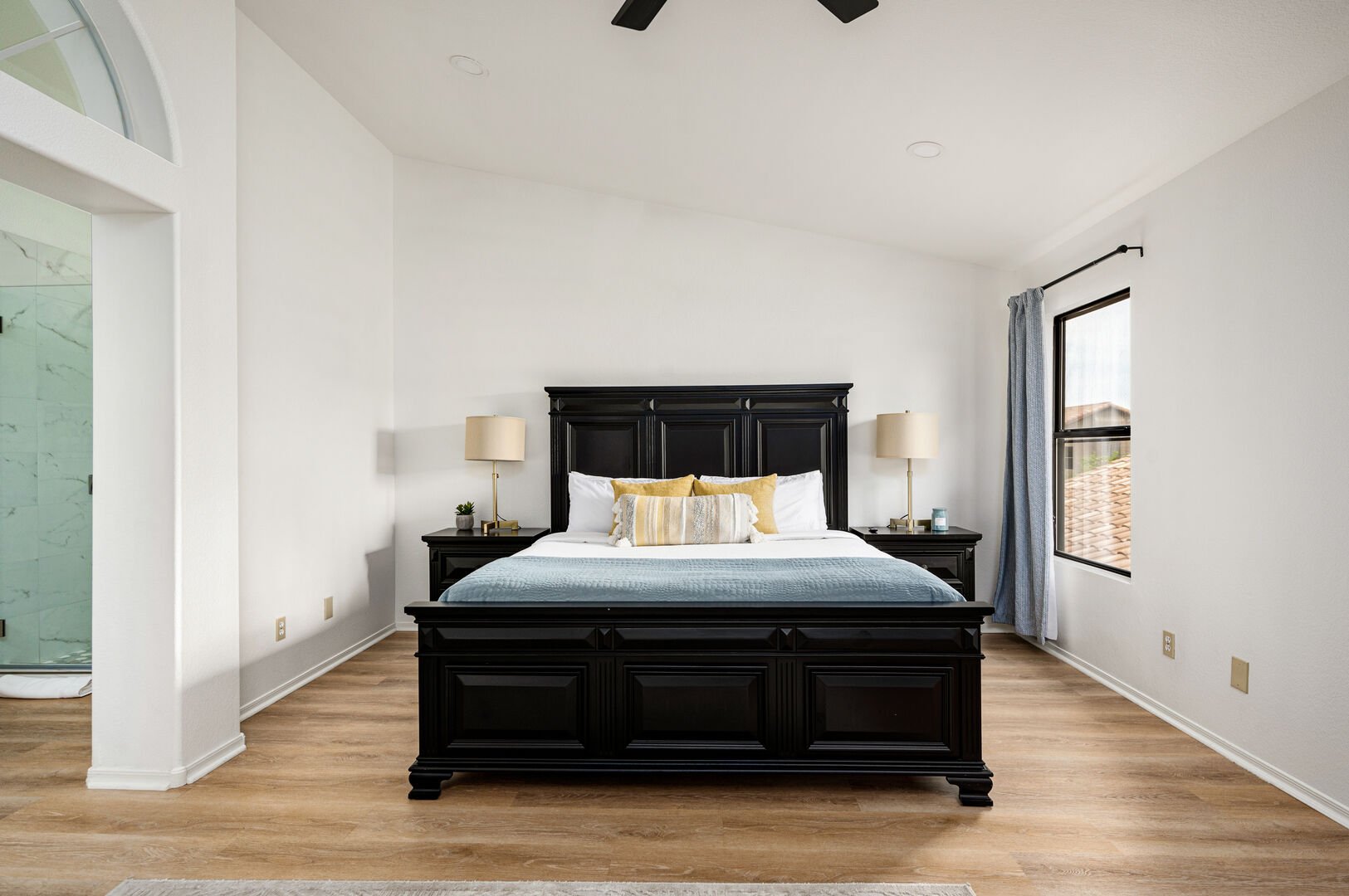 We love how spacious the Master bedroom is.
