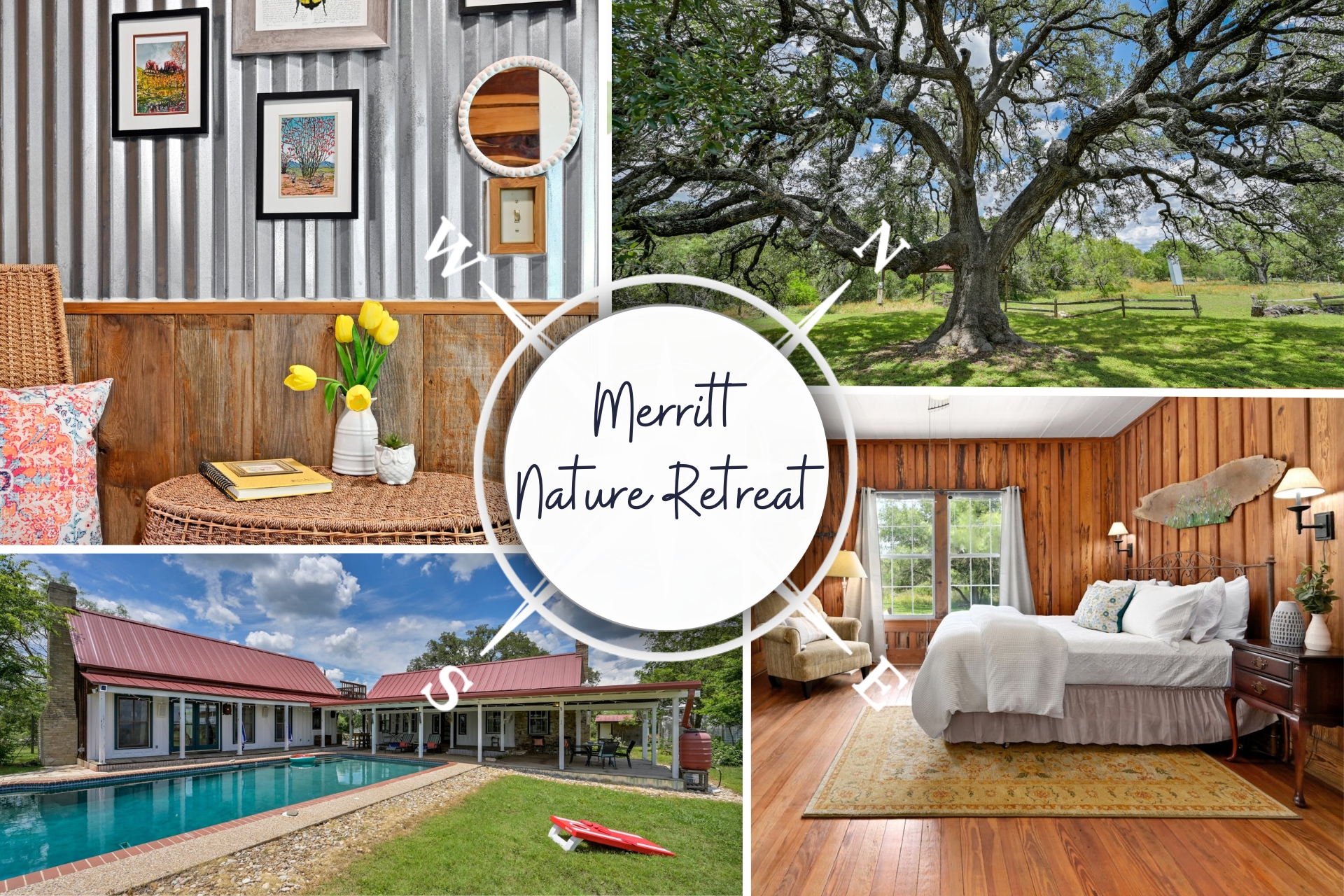 NEW 'Merritt Nature Retreat' - Secluded Hill Country Getaway with a Refreshing Pool! - 3BR/3BA