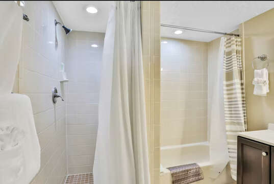Shower/tub combo and Standalone Shower