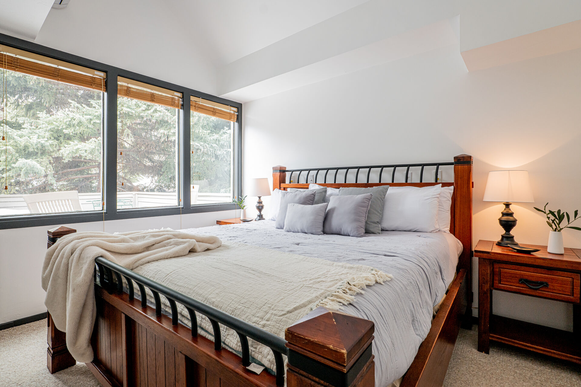 Master Bedroom 2 with a King Bed and Natural Light