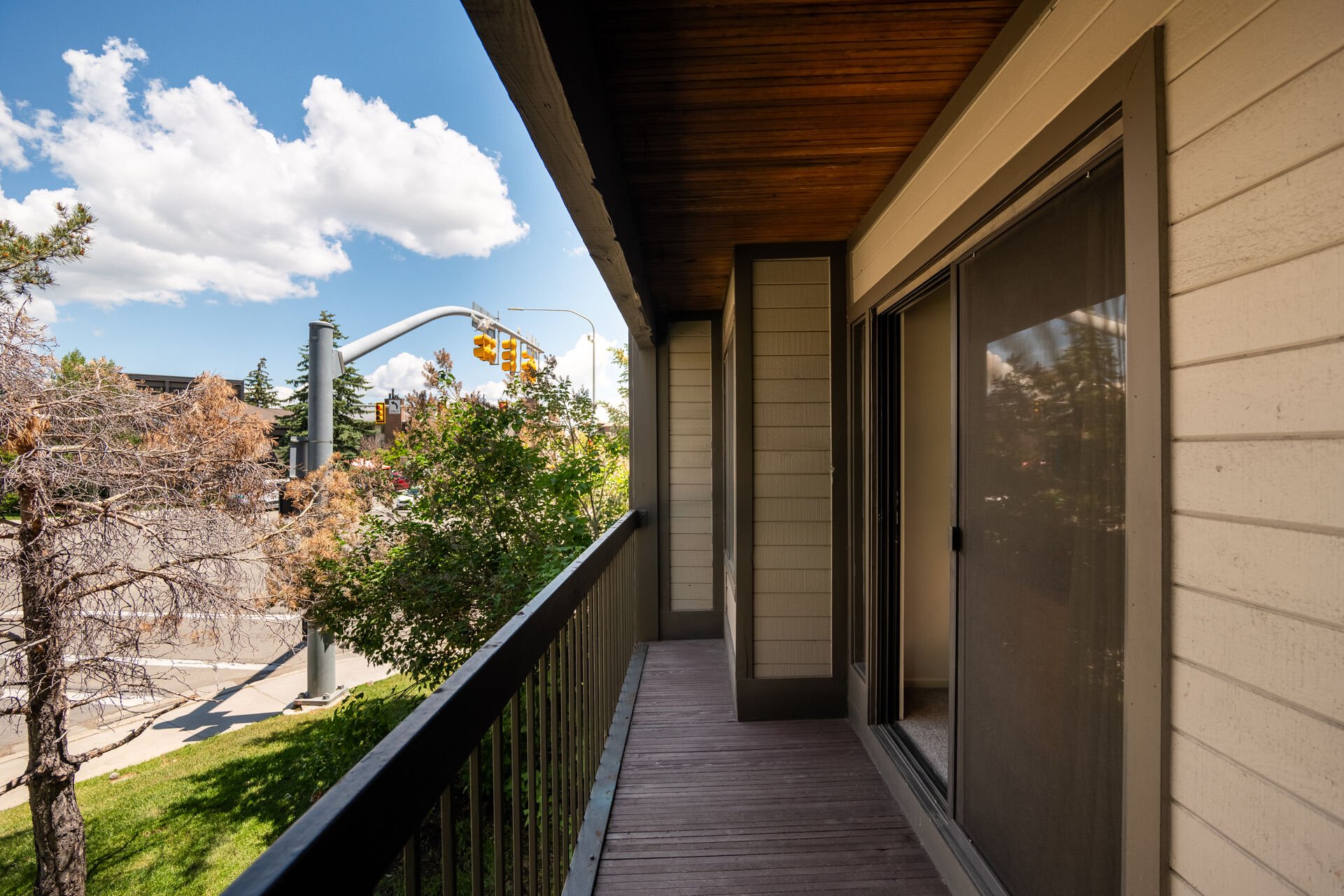 Private balcony