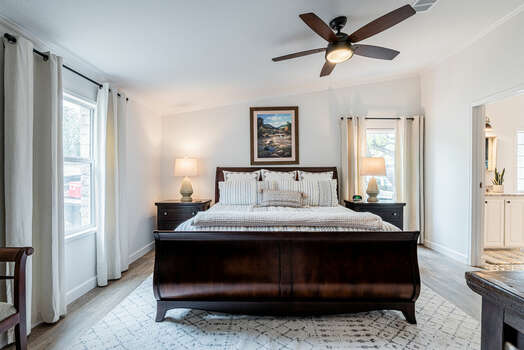 Master Bedroom with a King Bed and En Suite