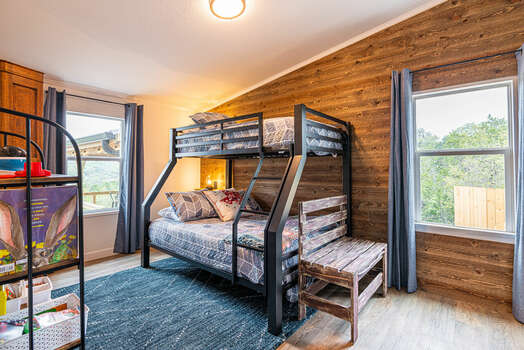 Bedroom 4 - Twin over Full Bunk Beds