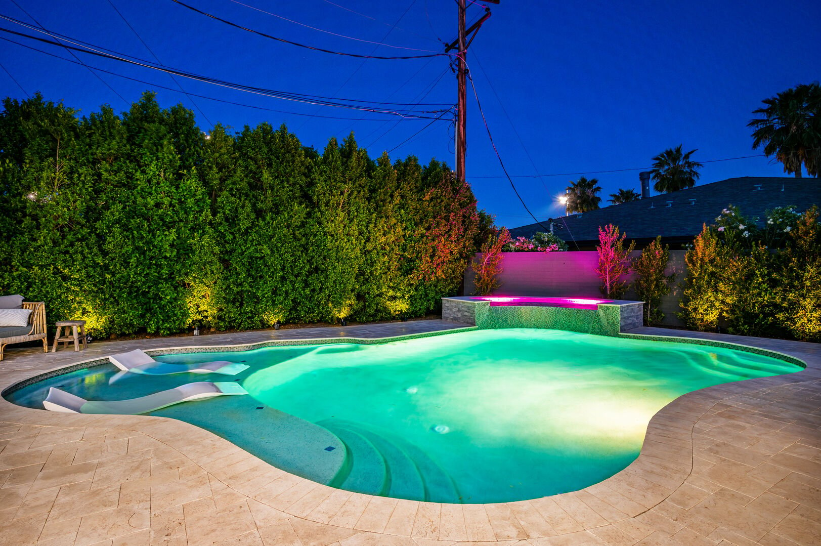 Take a cool night swim in the AZ summers.