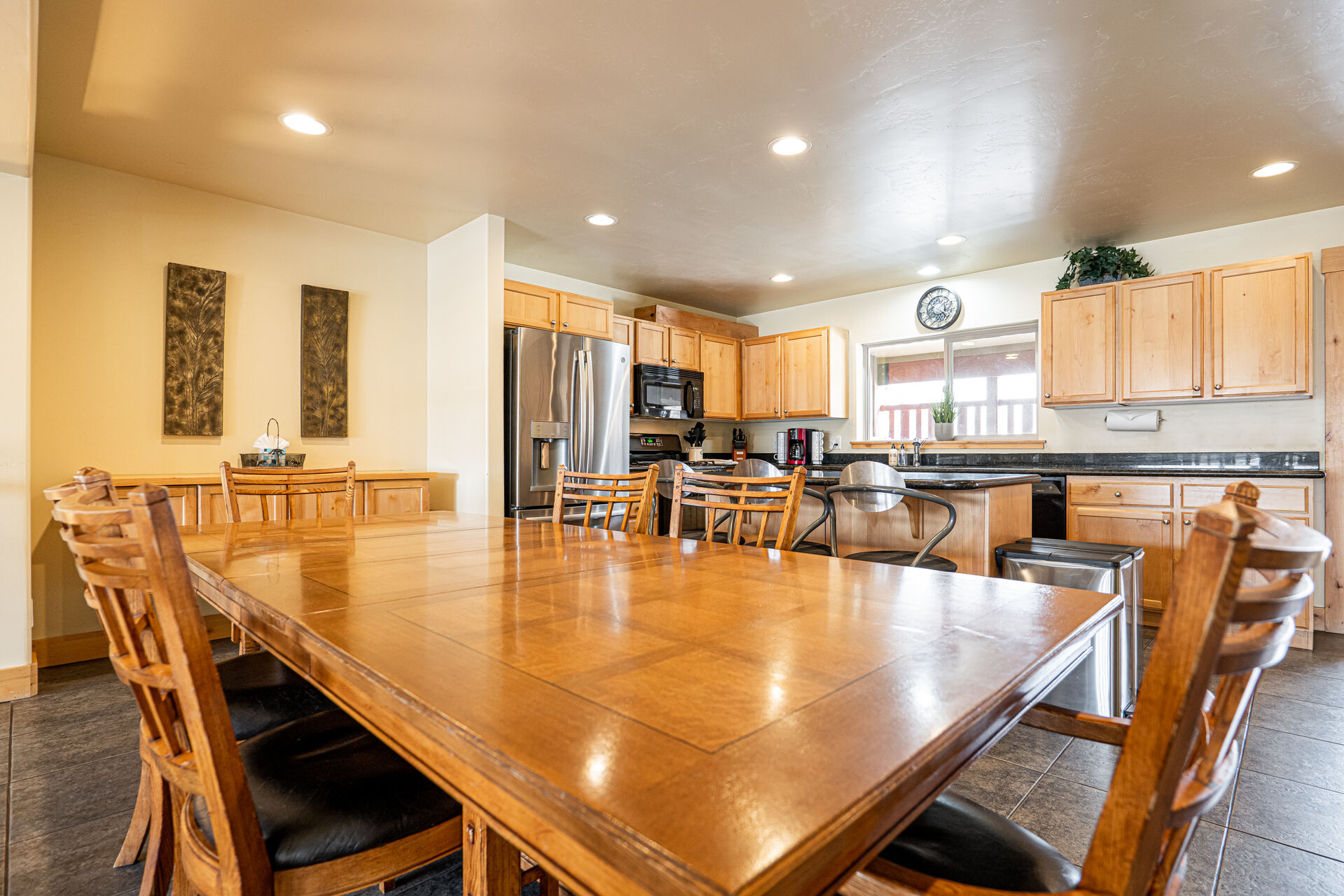 Dining Area with Seating for Up to Twelve