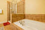 Master Bath with a Soaking Tub and Shower