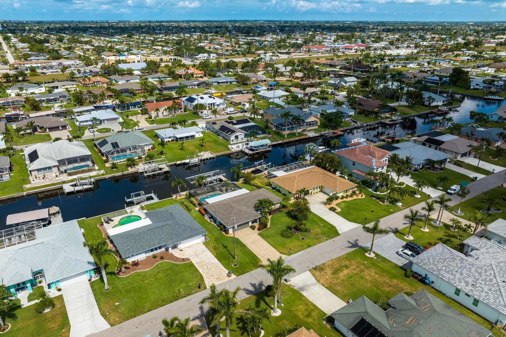 Cape Coral vacation rental with heat pool on the canal