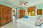 Upstairs Bedroom / King Size Bed / AC / Ceiling Fan