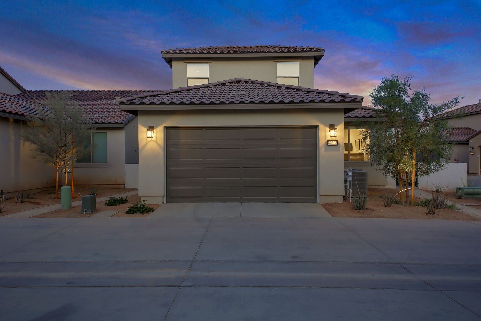 Desert Chic features parking for 4, which includes 1 in the garage, 2 in the driveway, and 1 on the street.