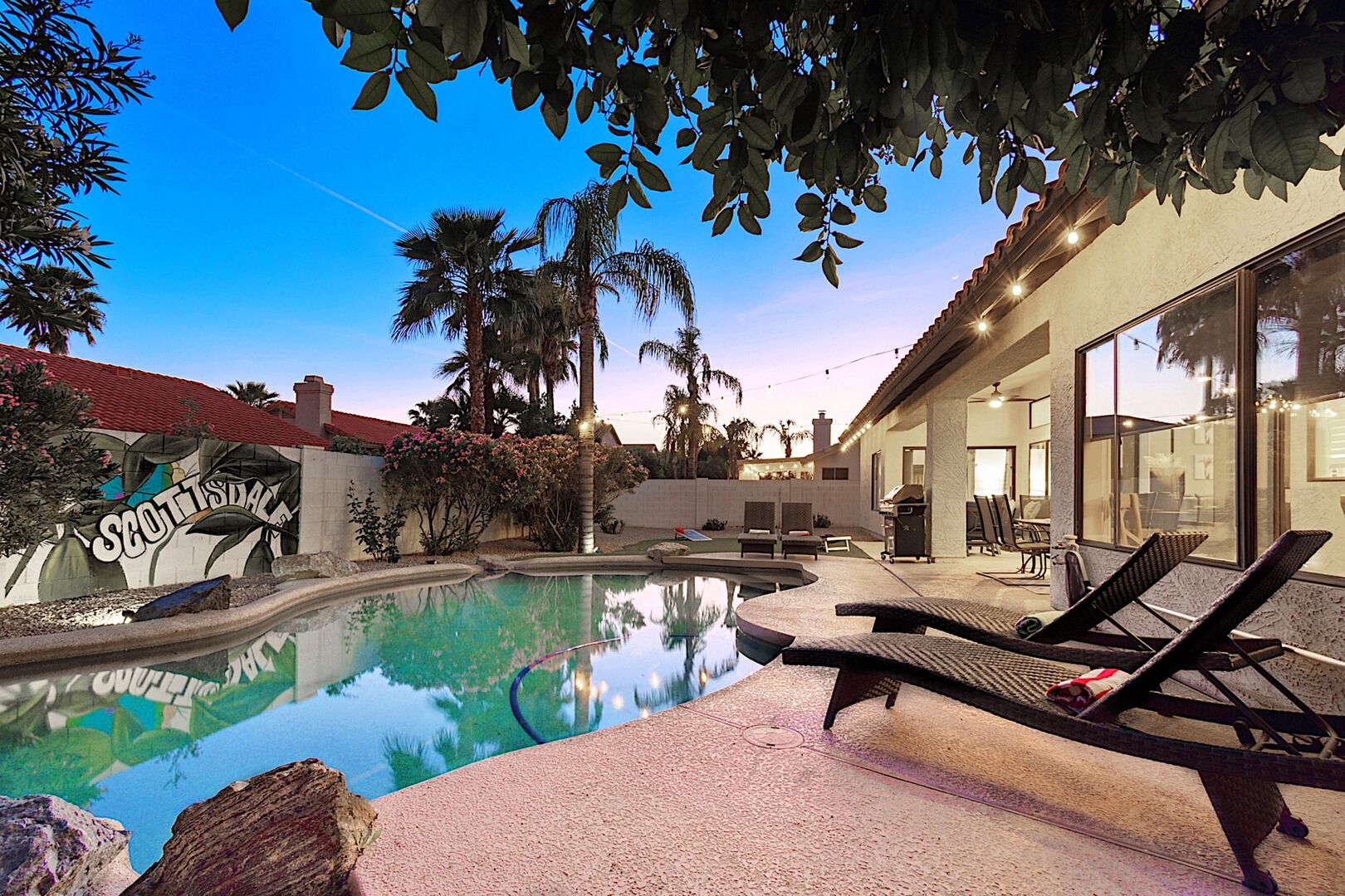 Gorgeous backyard w/ heated pool
