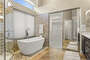 Beautiful Master Bathroom w/ Large Soaking Tub & Walk-In Shower.