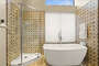 Beautiful Master Bathroom w/ Large Soaking Tub & Walk-In Shower.