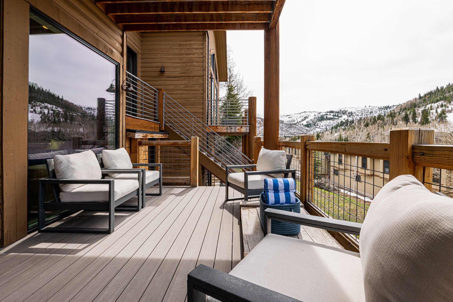 Lower Level 2 Deck and Deer Valley Views