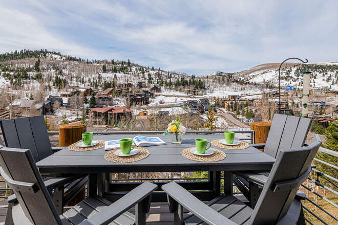Multiple Decks with Gorgeous Views of Park City and Deer Valley