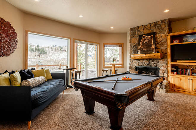 Lower Level 2 Game Room with a Full-Size Day Bed