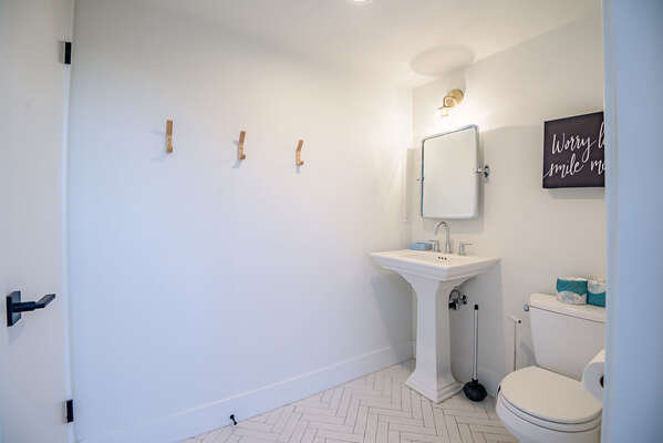Half Bathroom (Only Accessible From Backyard Pool Area)