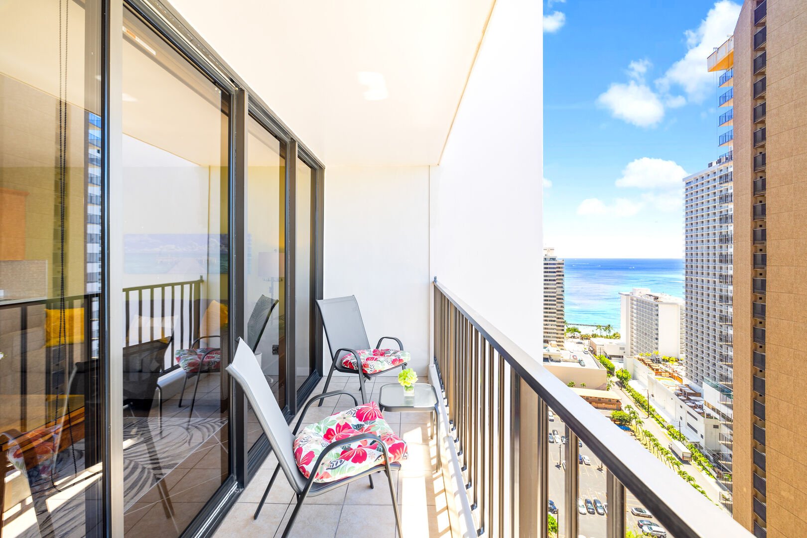 Have your coffee in your lanai with stunning ocean views.