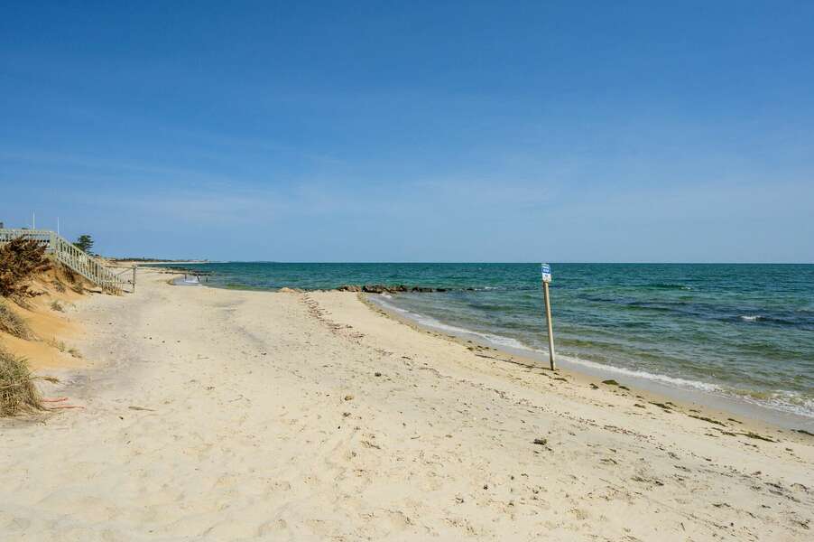 Space for everyone to spread out on the private neighborhood beach - 18 Beach Road West Harwich - Cape Cod - Beach Plum Cottage - NEVR