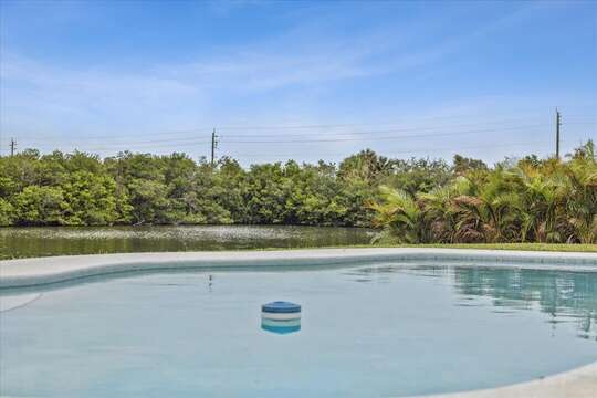 See Florida wildlife right from the pool!