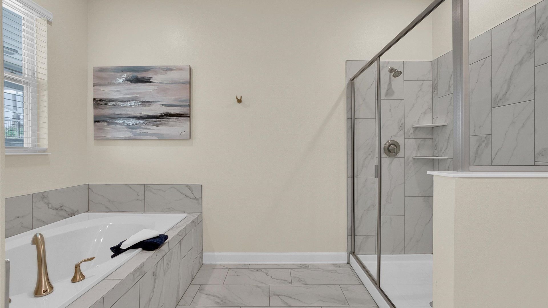 Master King Bathroom 1 (Angle)
Tub and Shower