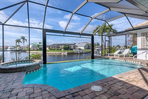 Gorgeous Punta Gorda Isles canal home with infinity pool & spa. Relax in the lap of luxury