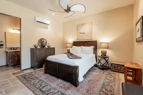 Casita Offers Separate Sleeping Area with Queen Bed and En Suite Bathroom