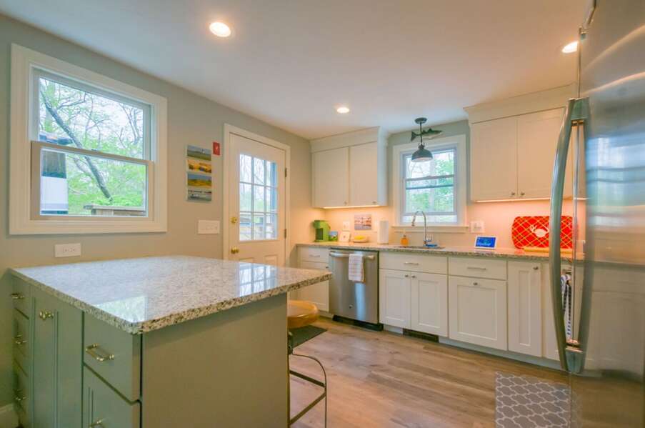 Kitchen with island seating