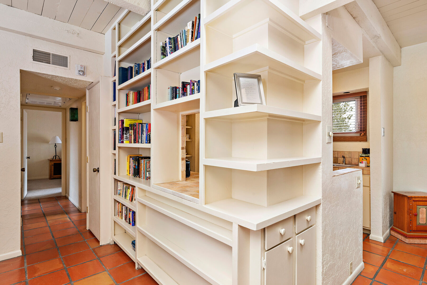 Book Shelf / Window to Kitchen / Hallway