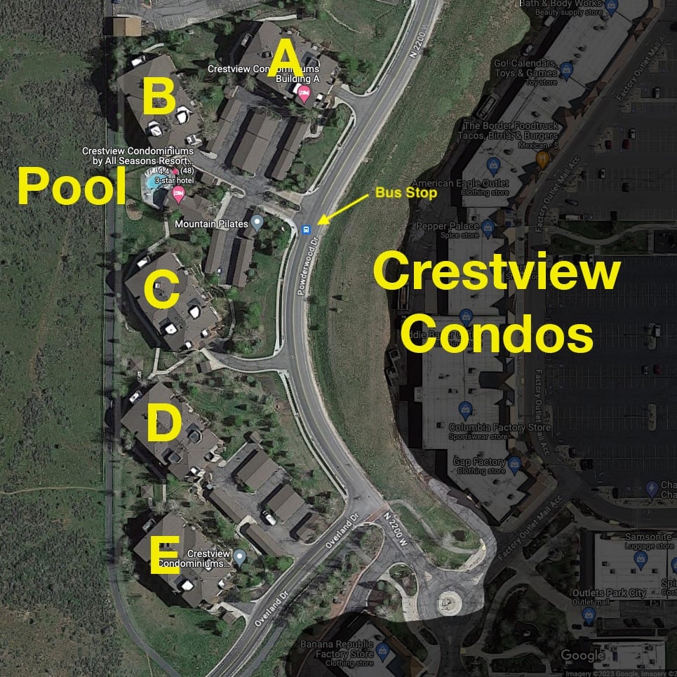 Crestview Condos property map