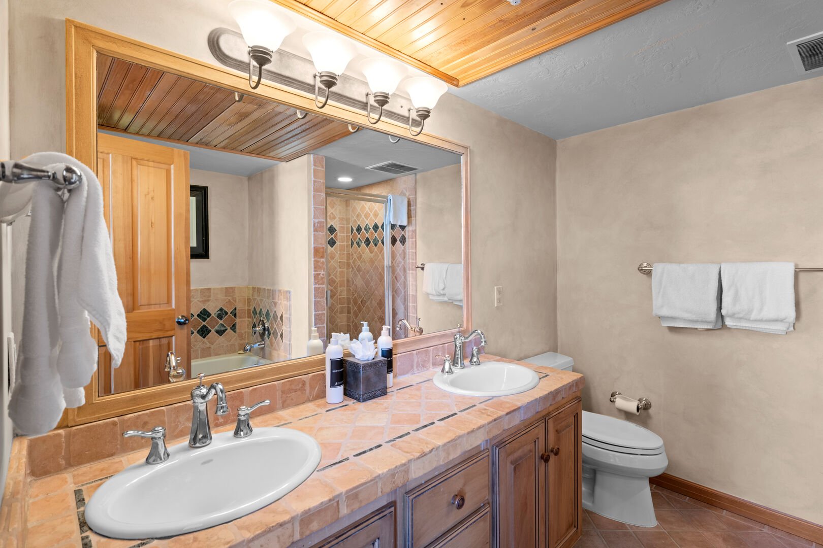 Primary Bathroom with Soaking Tub & Separate Shower
