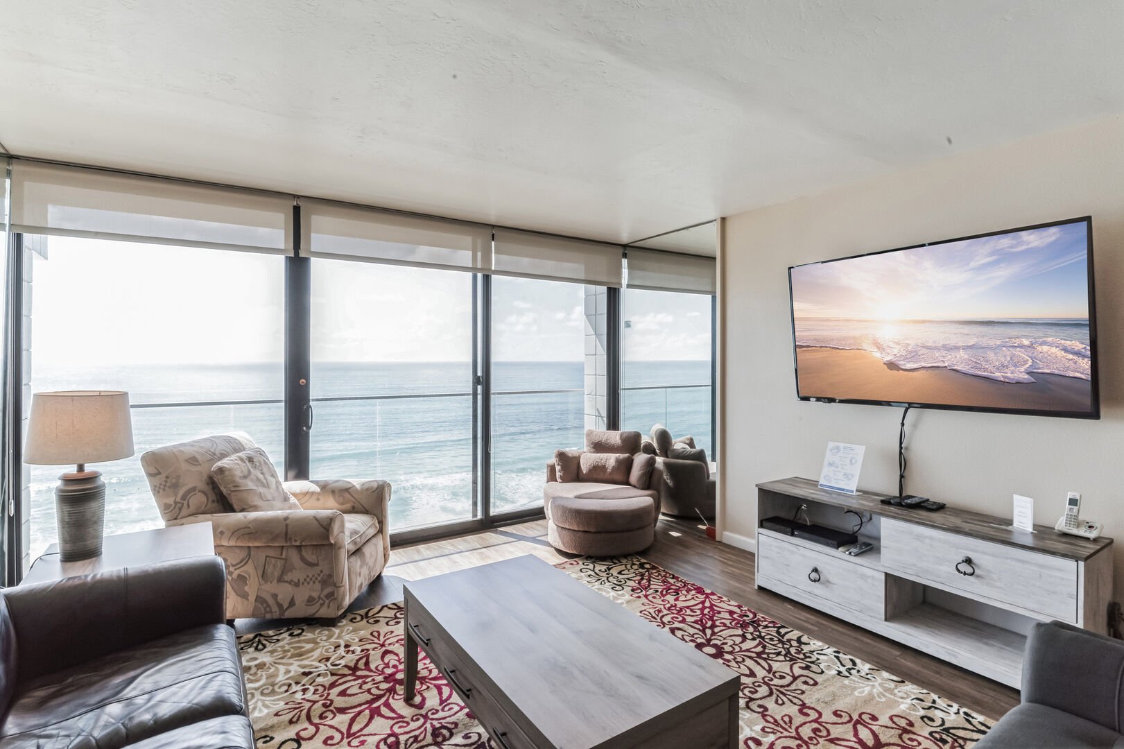 Living Room / Ocean View