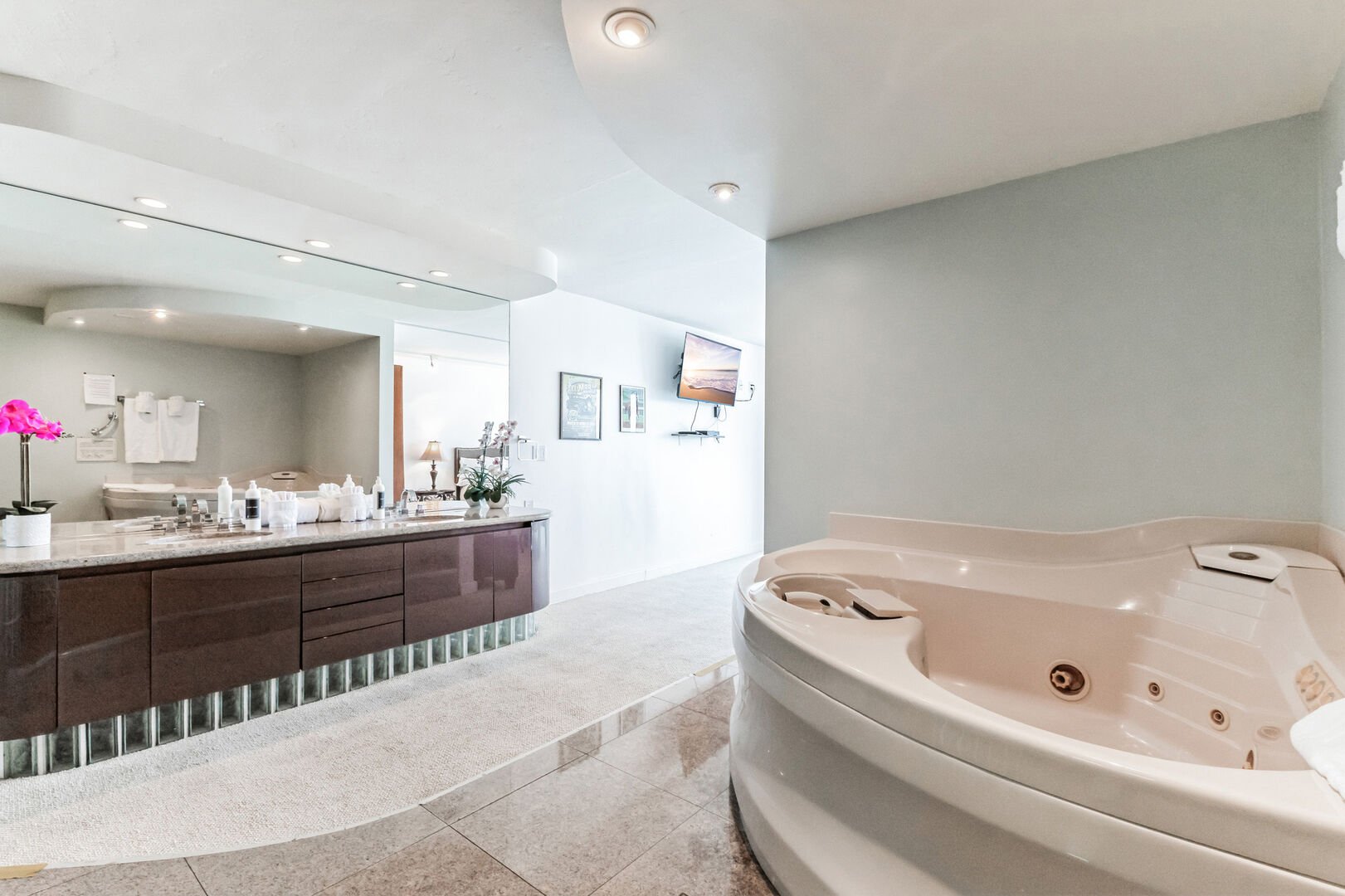 Primary Bathroom Suite / Jetted Tub