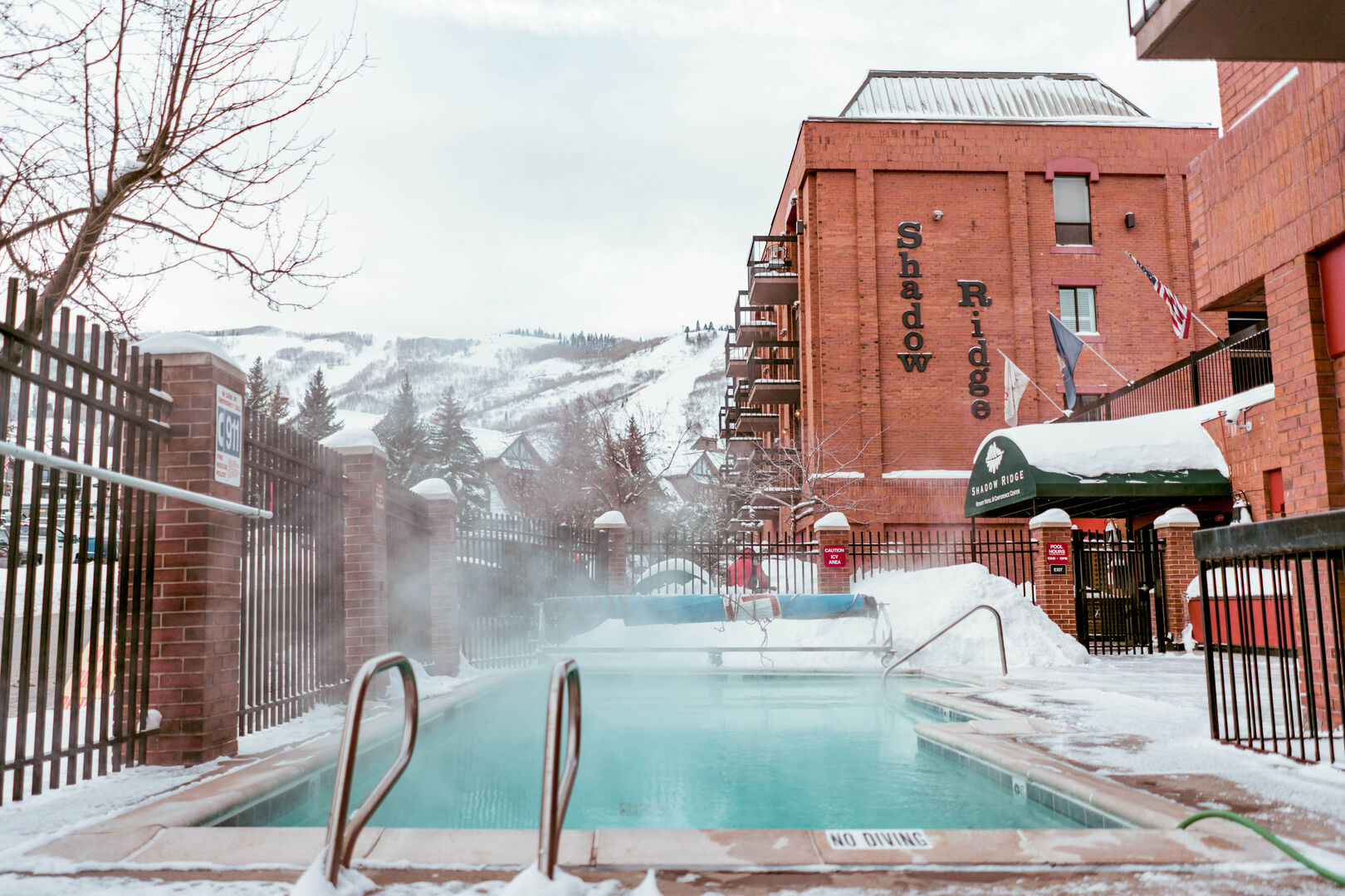 Heated Outdoor Pool w/ ski-run views!