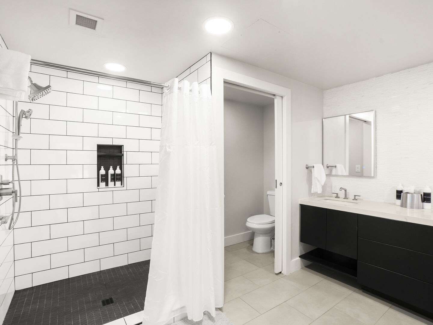 Primary Bathroom with Large Walk-In Shower