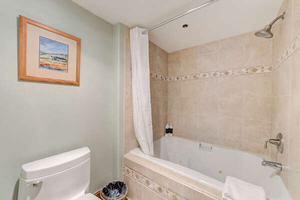 Primary Bathroom with Jetted Tub/Shower Combo