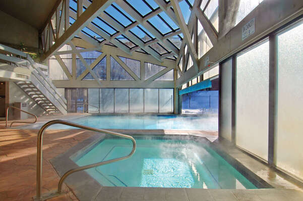 Indoor/Outdoor Pool and Hot Tub