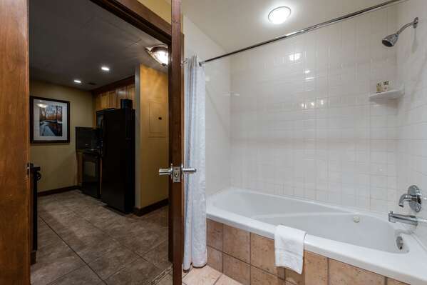 Bathroom with Jetted Tub/Shower Combo