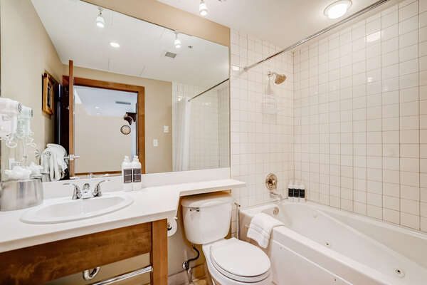 Bathroom with Jetted Tub and Shower/Combo
