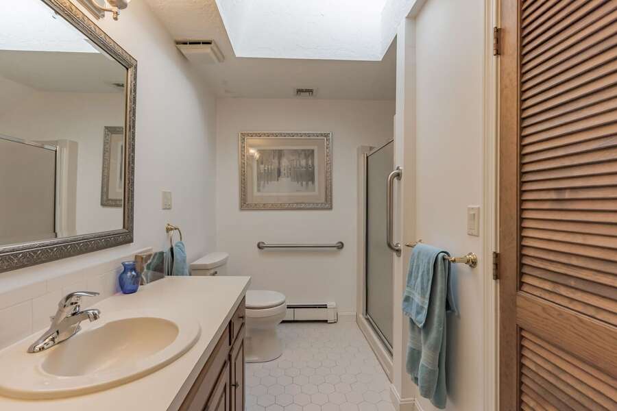 EnSuite Bathroom to King Bedroom with shower.
