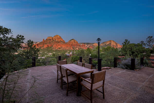 Enjoy a Meal on the Back Deck While Taking in the Views!