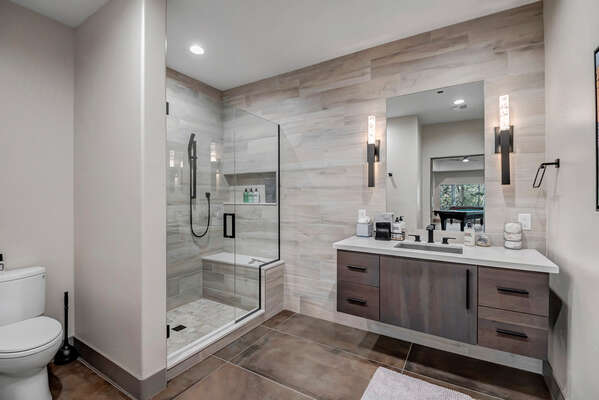 Full Shared Bathroom Four (Lower Level)- with Shower