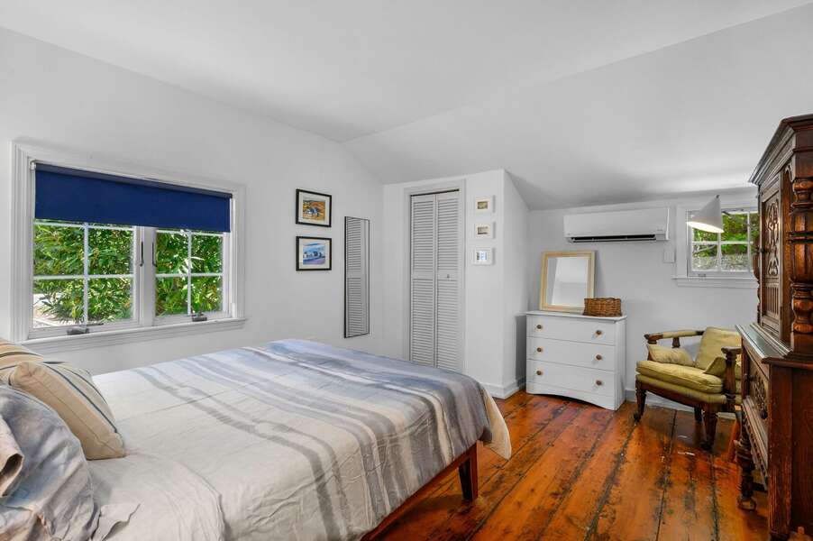 Bedroom #1 with plenty of guest storage space - 158 Riverside Drive West Harwich - Fleetwing - NEVR