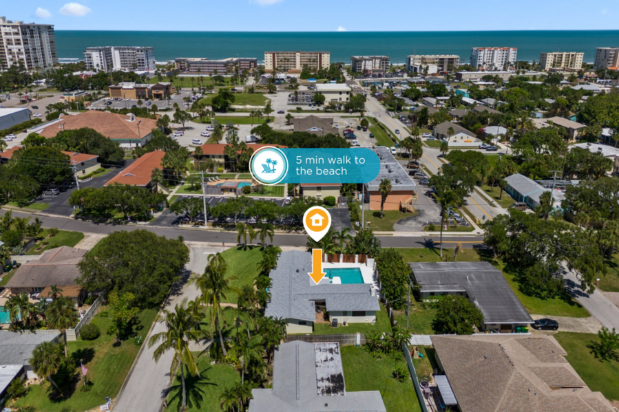Stunning aerial view of the community, capturing its vibrant atmosphere and beautiful surroundings