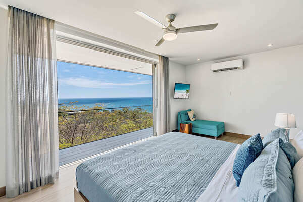 #2. Unique vibes in every room, but they all come with epic ocean views at Compass House.