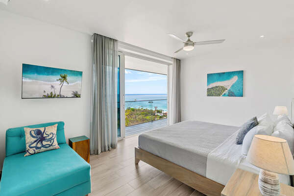 #3. Unique vibes in every room, but they all come with epic ocean views at Compass House.