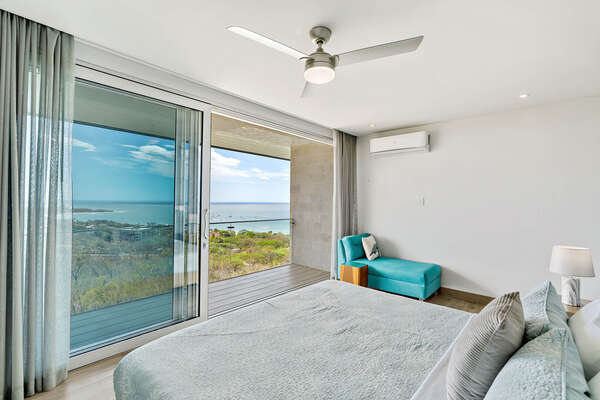 #4. Unique vibes in every room, but they all come with epic ocean views at Compass House.