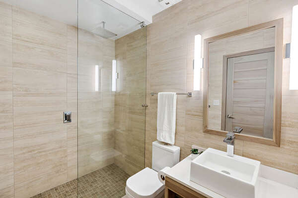 Enjoy the comfort and privacy of your ensuite bathroom.